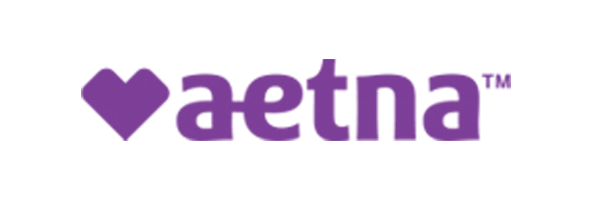 Un logotipo morado con la palabra aetna.